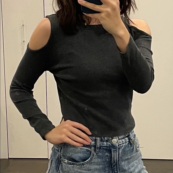 Grey crop sweater - Picture 1 of 2